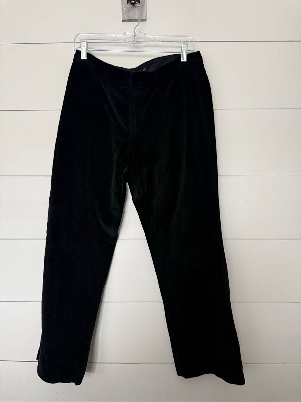 Banana Republic Women’s 12 Black Velvet Velour Bootcut Pants